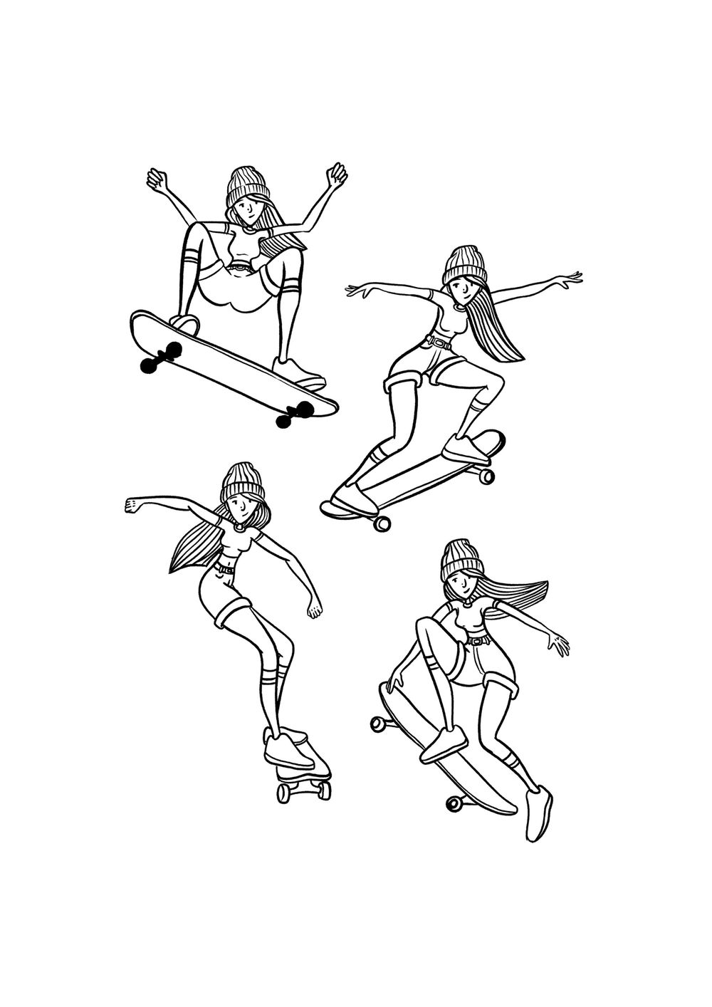 Skater Girl Skillshare Student Project