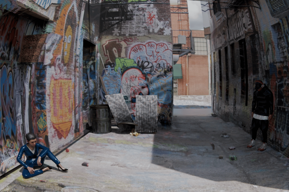 Back alley - image 3 - student project