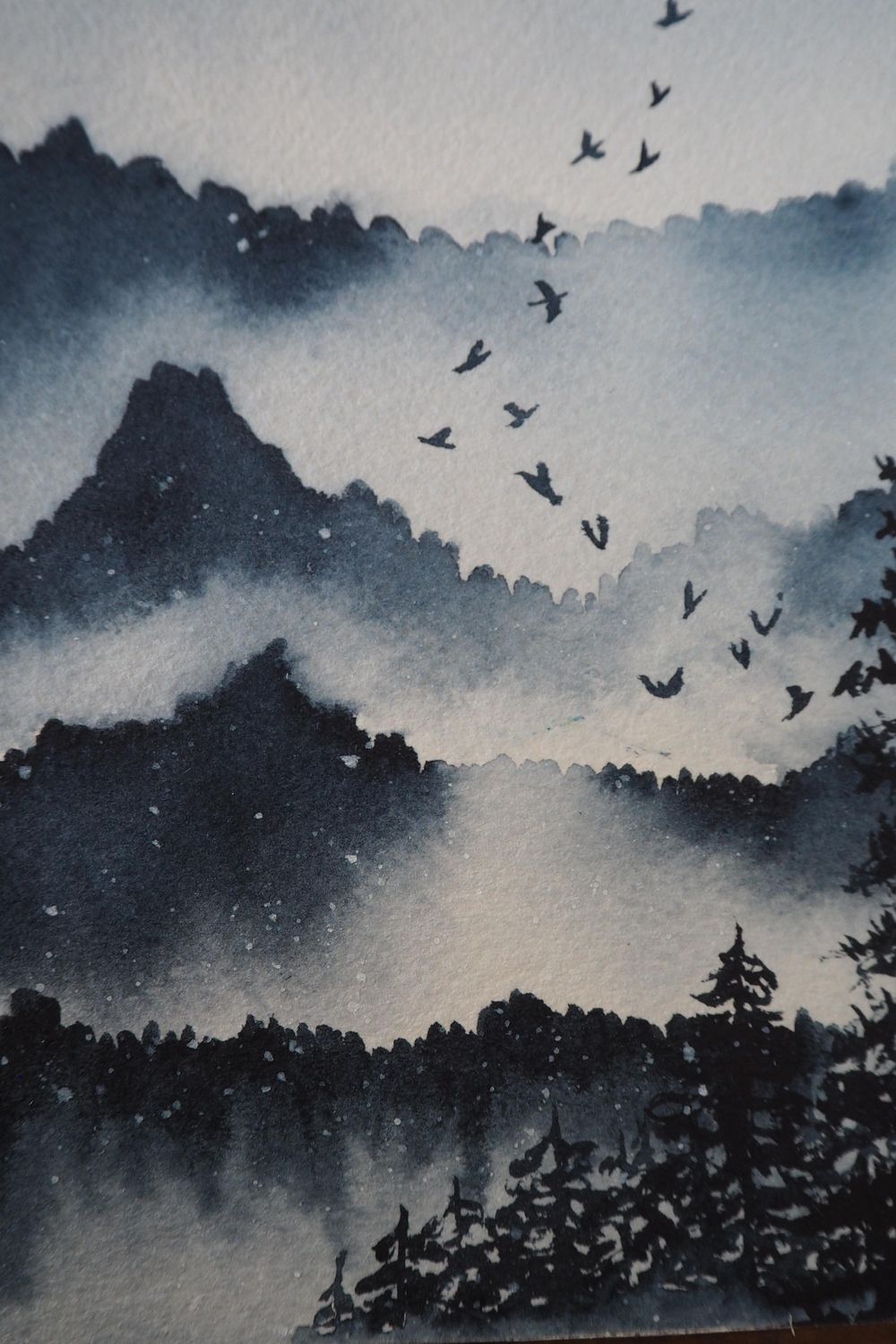 Serene Landscapes in Watercolor - image 3 - student project