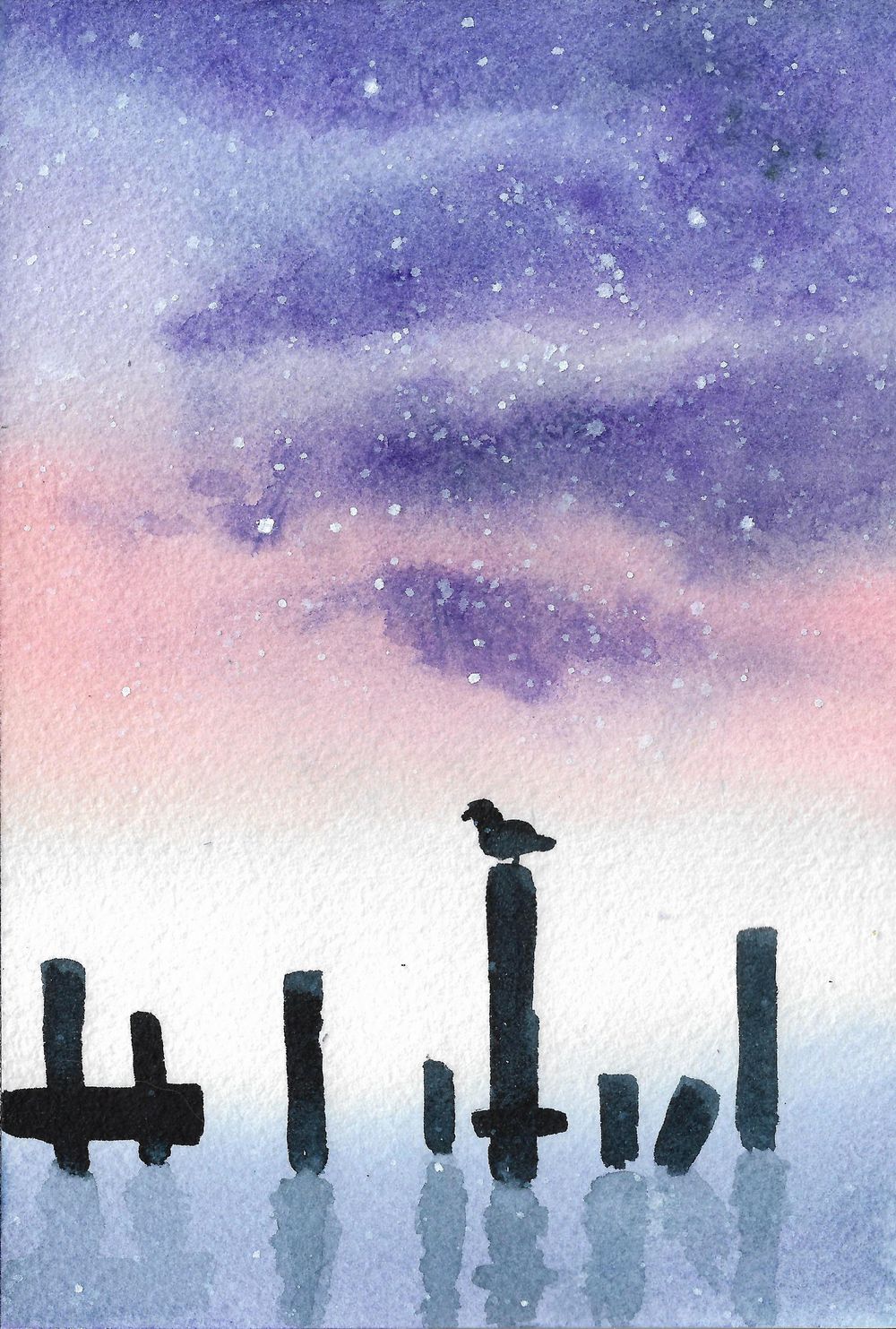 Serene Landscapes in Watercolor - image 6 - student project