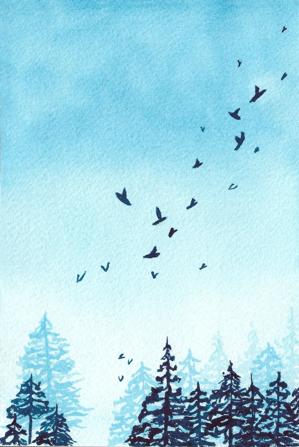 Serene Landscapes in Watercolor - image 4 - student project