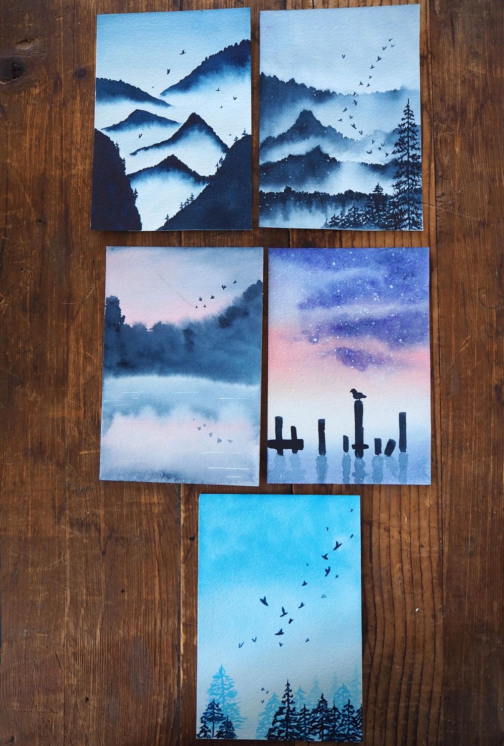 Serene Landscapes in Watercolor - image 1 - student project