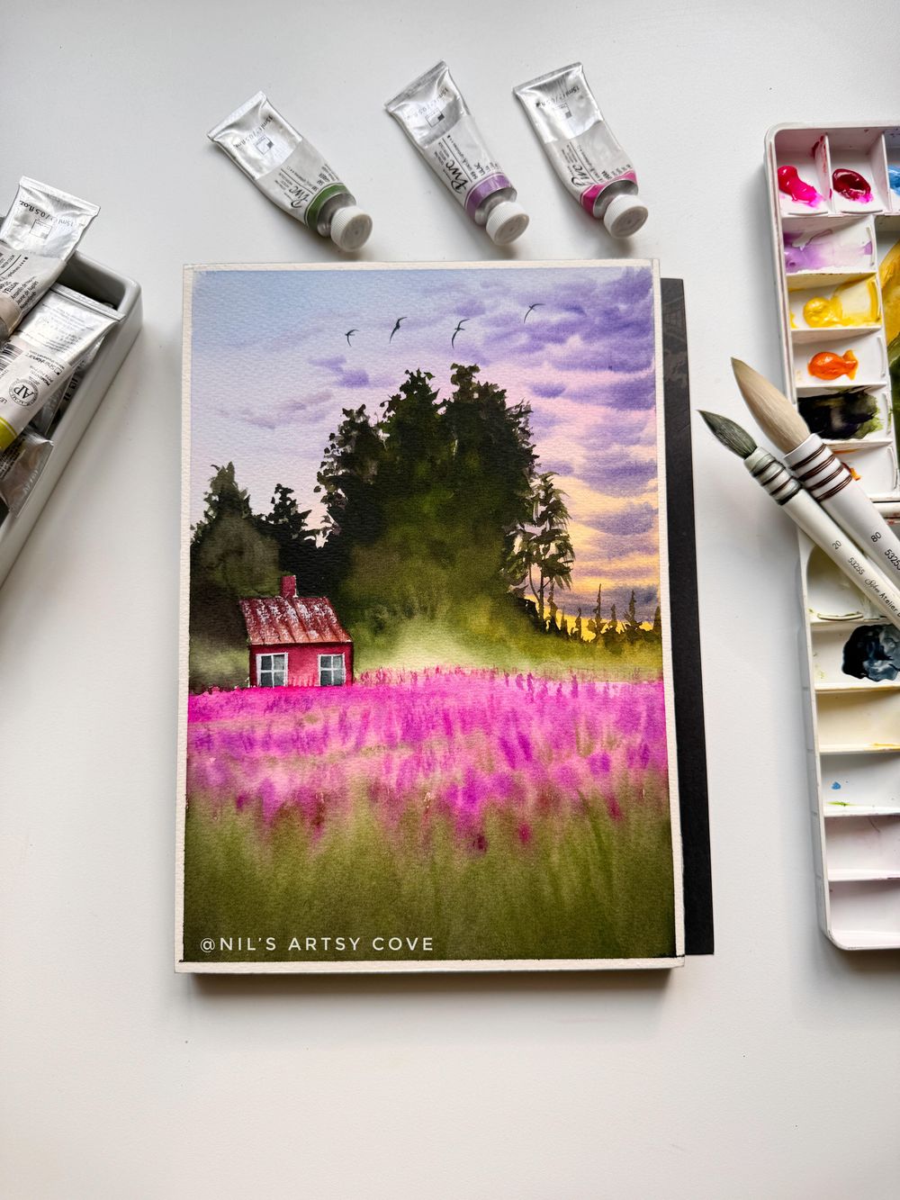 Atmospheric Spring Landscapes - image 1 - student project