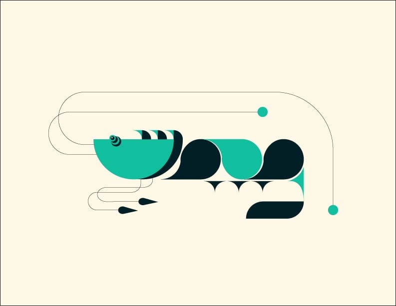 Abstract illustrations-Geometric animals - image 6 - student project
