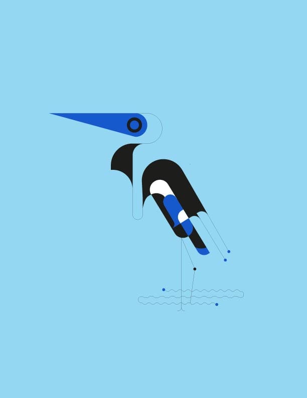 Abstract illustrations-Geometric animals - image 4 - student project