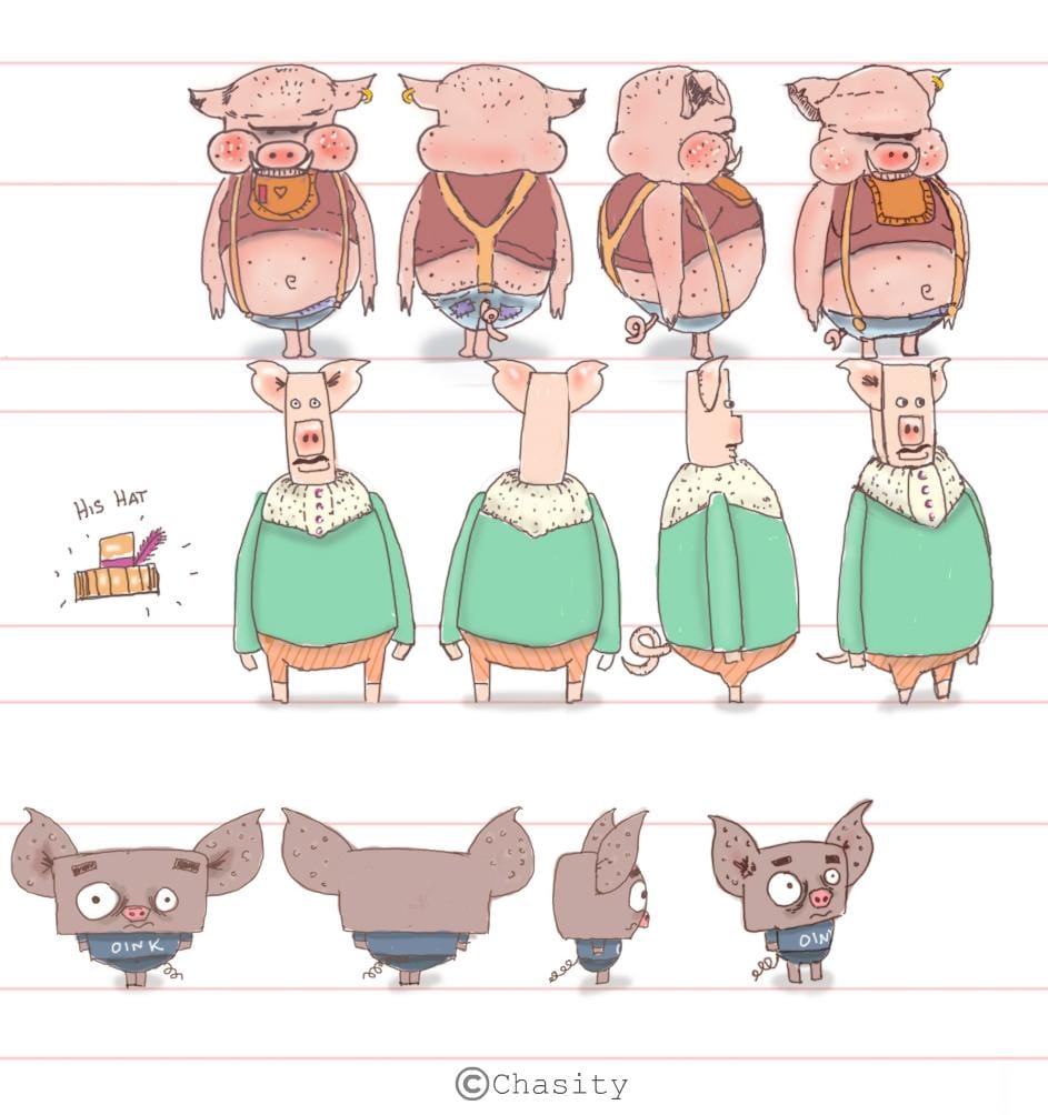 The Three Little Pigs- Retold - image 8 - student project