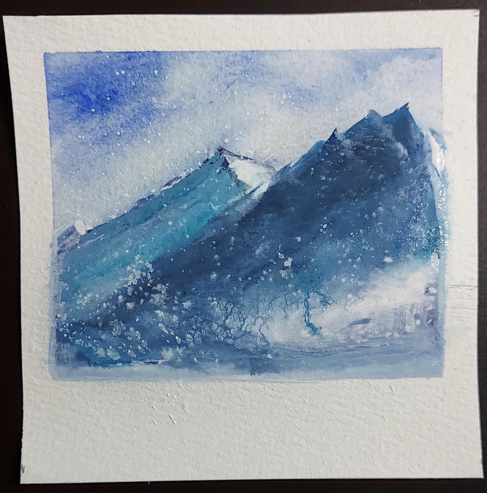 Winter Polaroids: Simple Watercolor Landscapes for Beginners - image 8 - student project