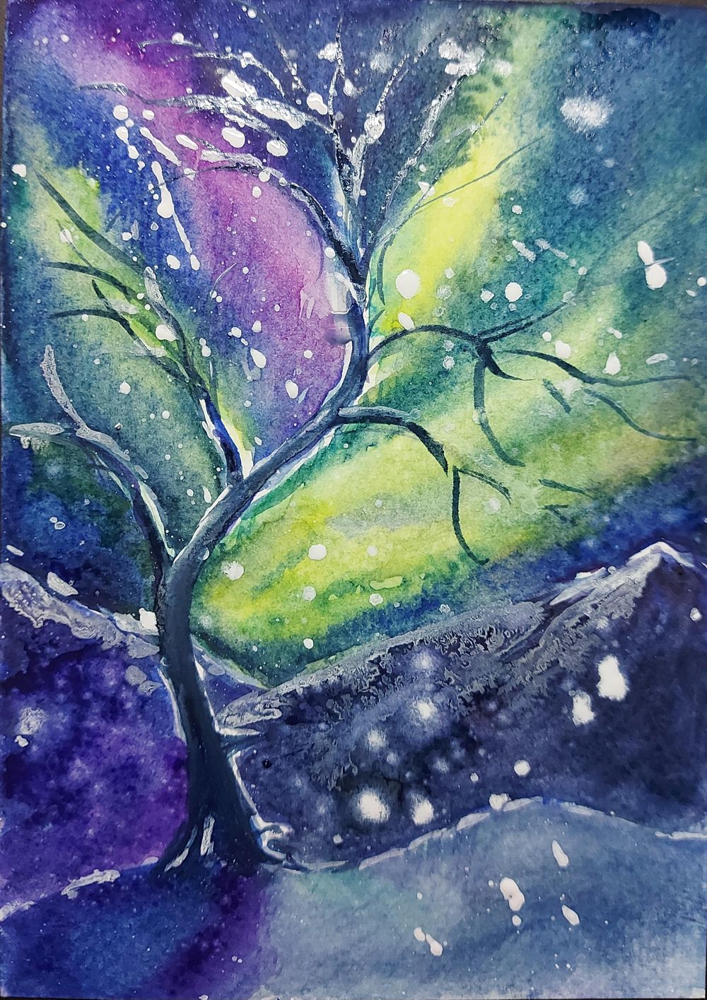 Watercolor Winter Wonderland: A 7-Day Challenge To Nurture Creative Habit - image 7 - student project