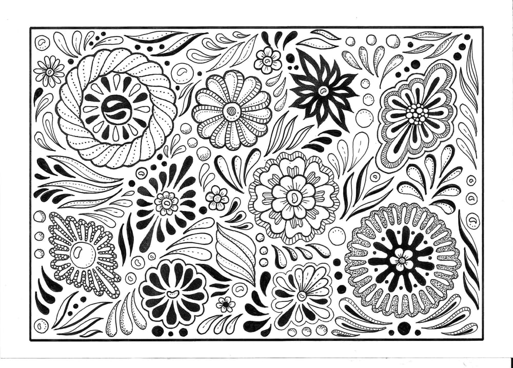 Inked Shapes and Fill a page - image 3 - student project