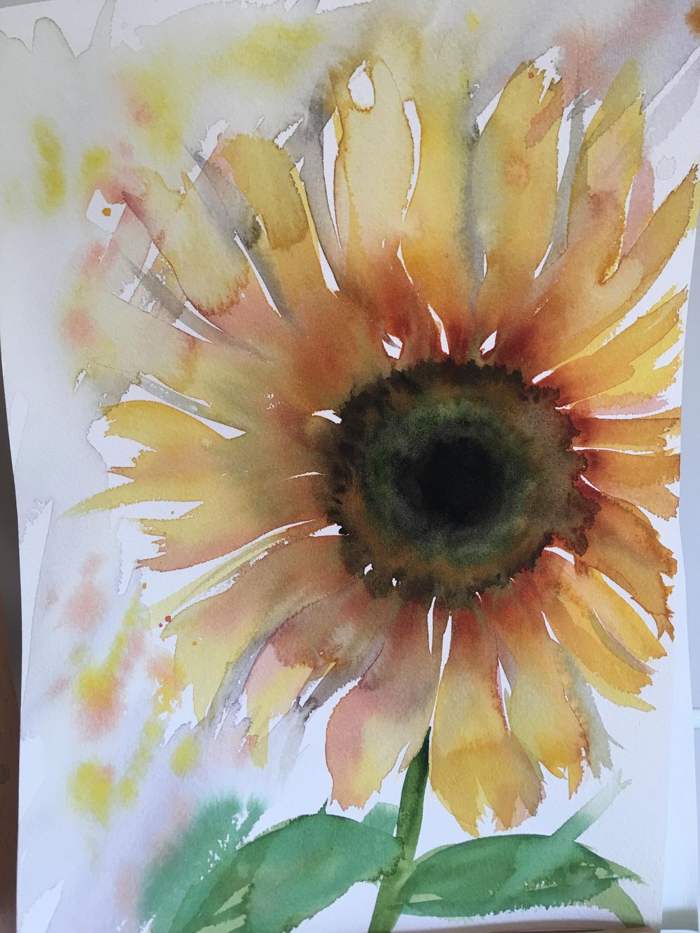 Fluid/liquid watercolour - image 1 - student project