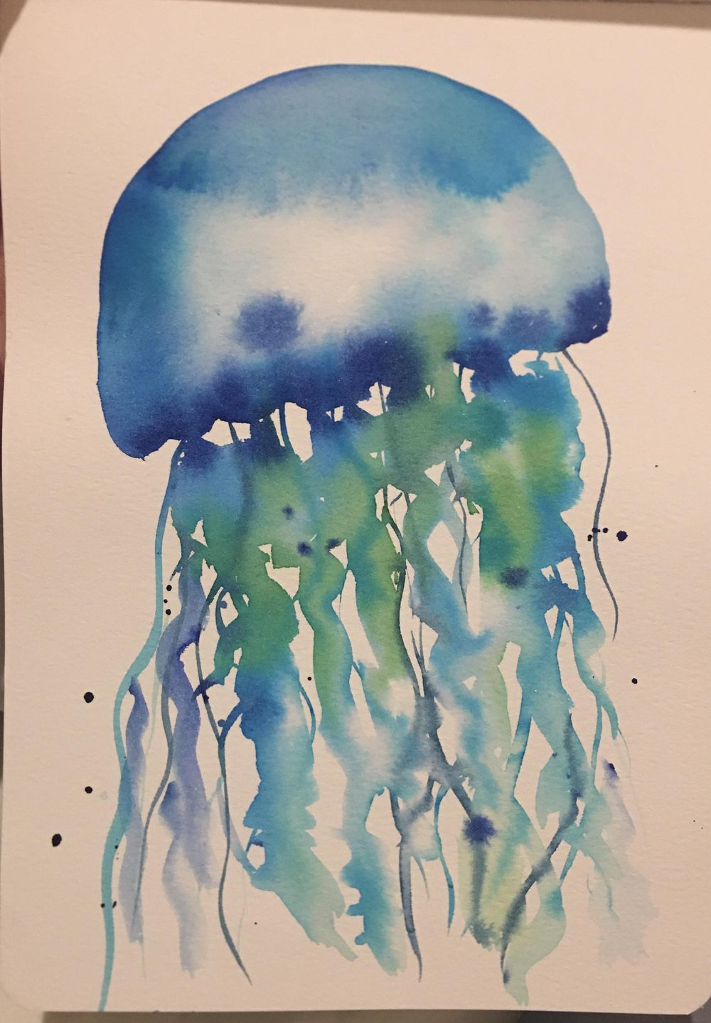 Fluid/liquid watercolour - image 3 - student project