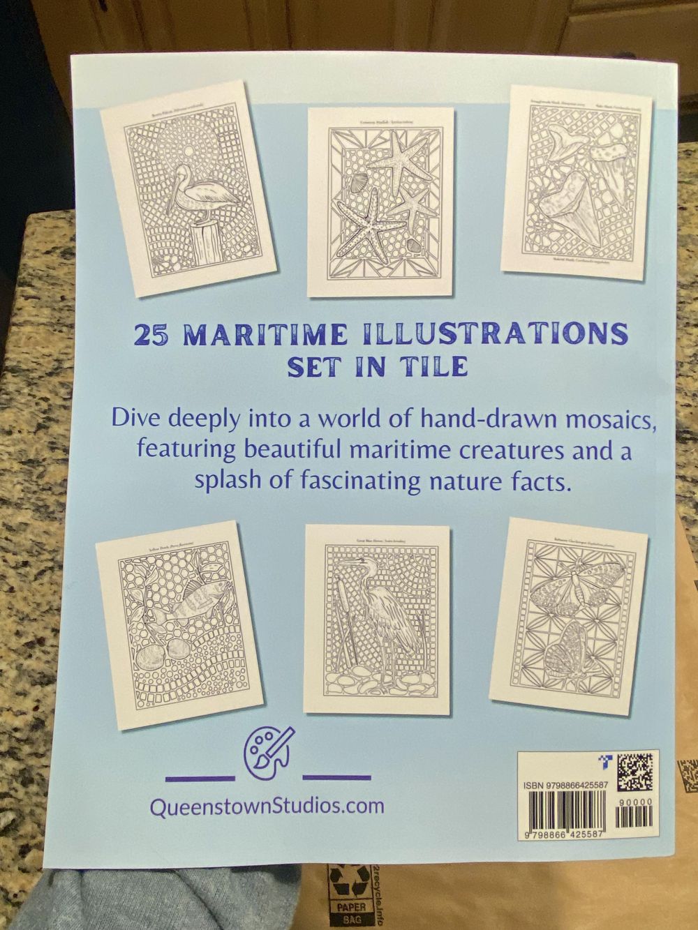 Coastal Splash: A Coloring Book of Maritime Mosaics and Fascinating Facts - image 2 - student project