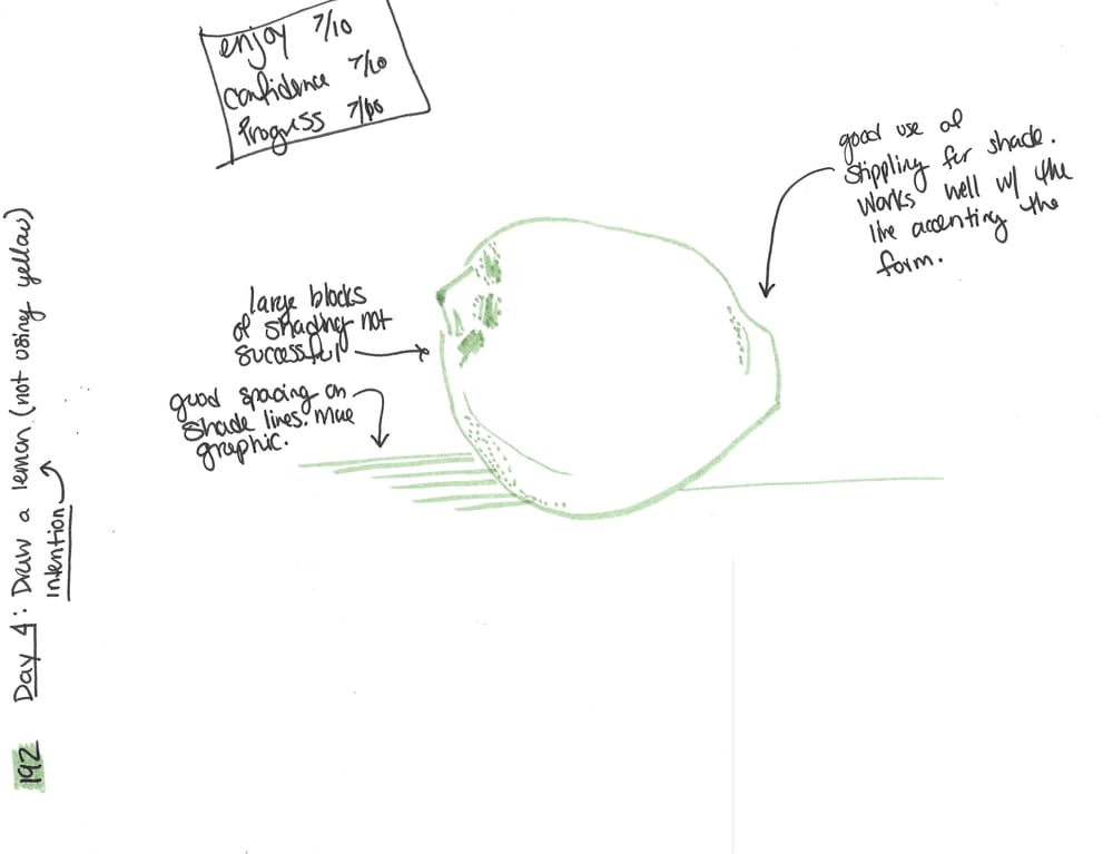 Daily Art Practice, 14 Day Challenge - image 4 - student project