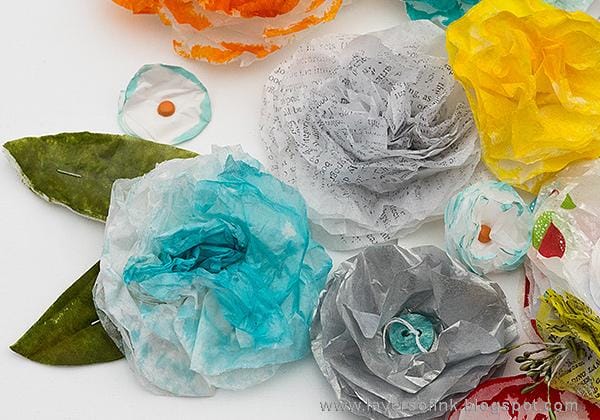 Sample Projects Tissue Paper Flowers - image 10 - student project