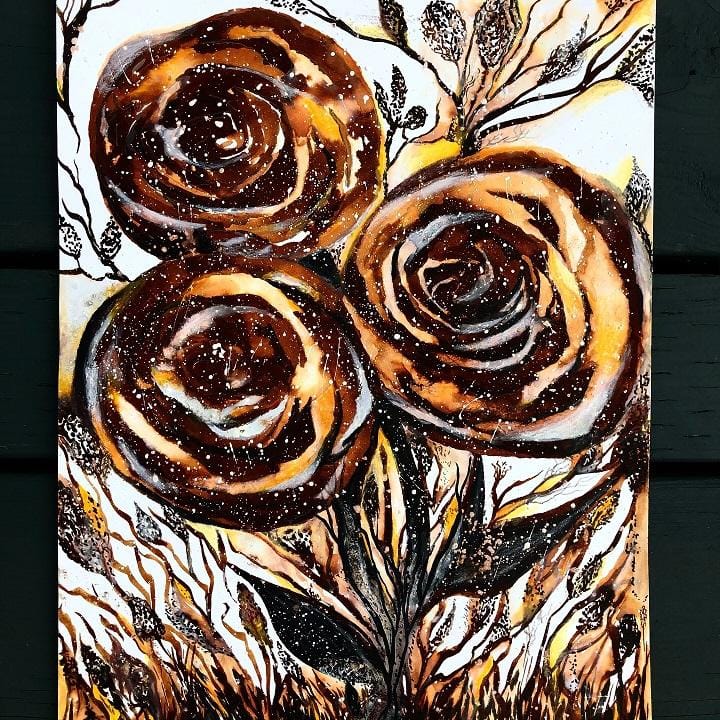 Thinking in INK - cafe au lait roses - image 4 - student project