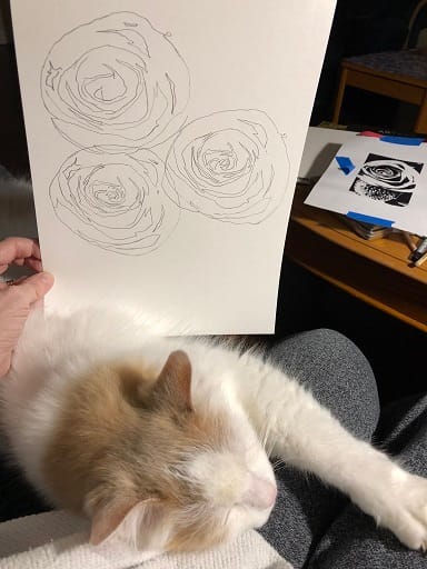 Thinking in INK - cafe au lait roses - image 2 - student project