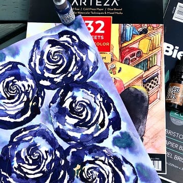 Thinking in INK - cafe au lait roses - image 6 - student project