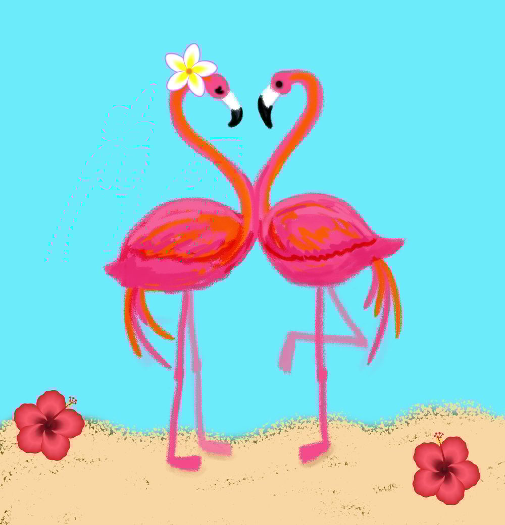 Flamingo Love - image 6 - student project