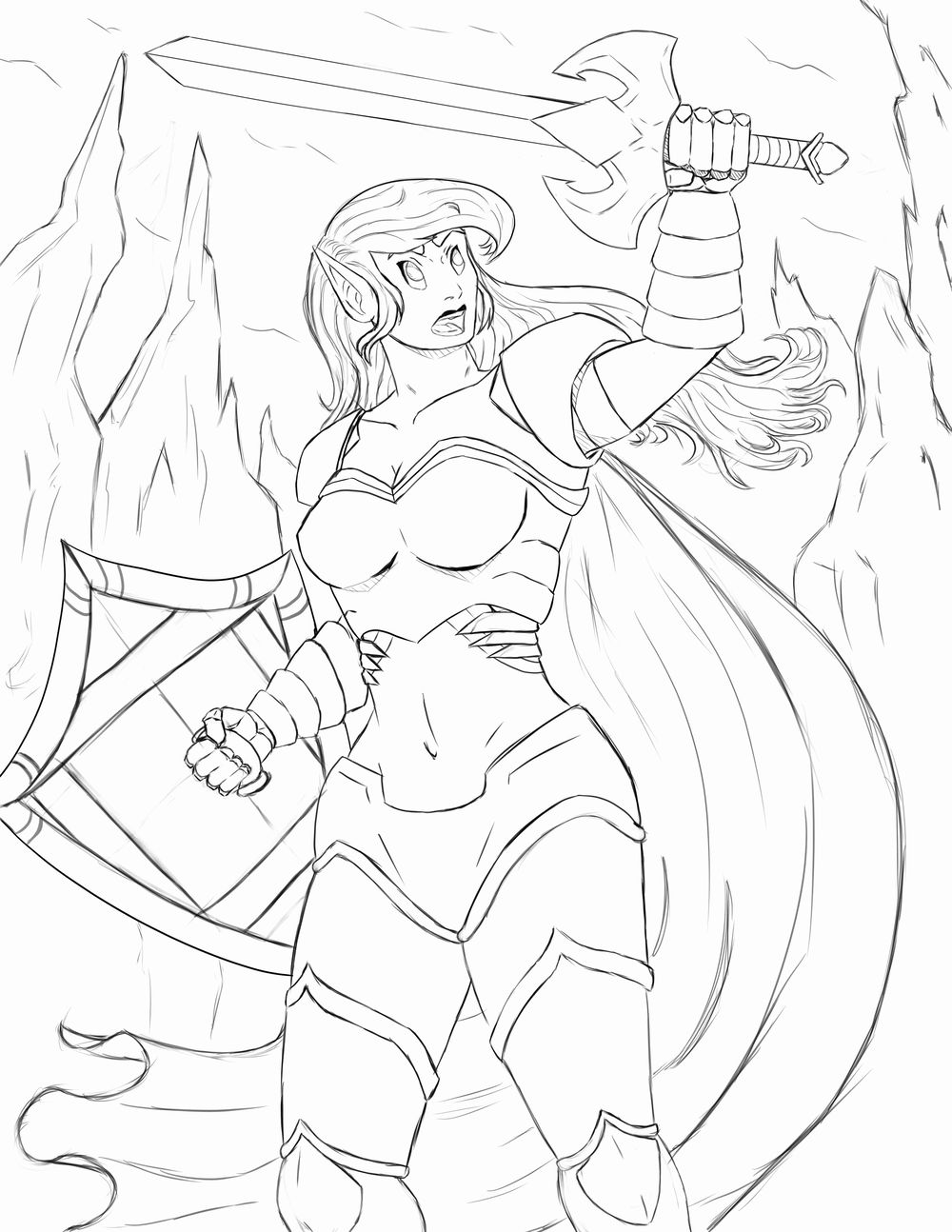 Elf who is probably really cold - image 2 - student project