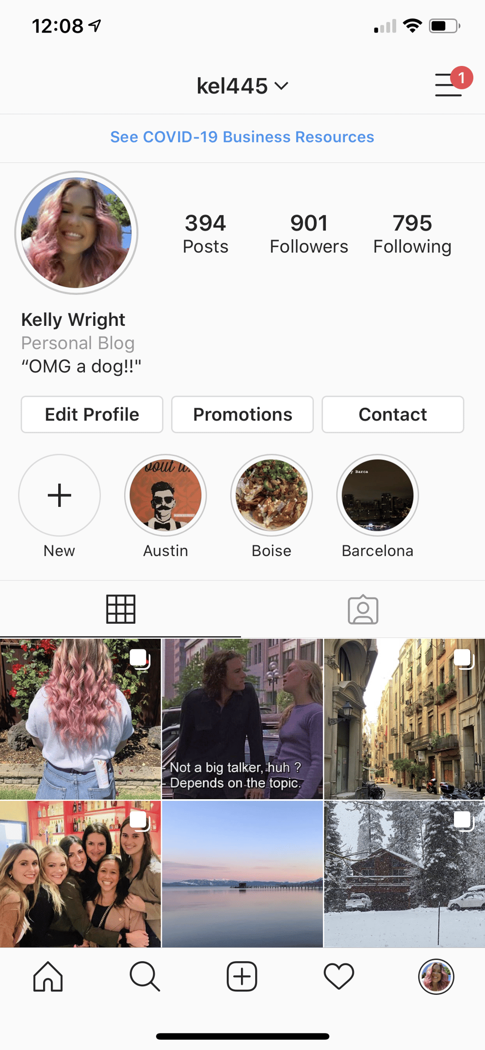 My IG Profile - image 1 - student project