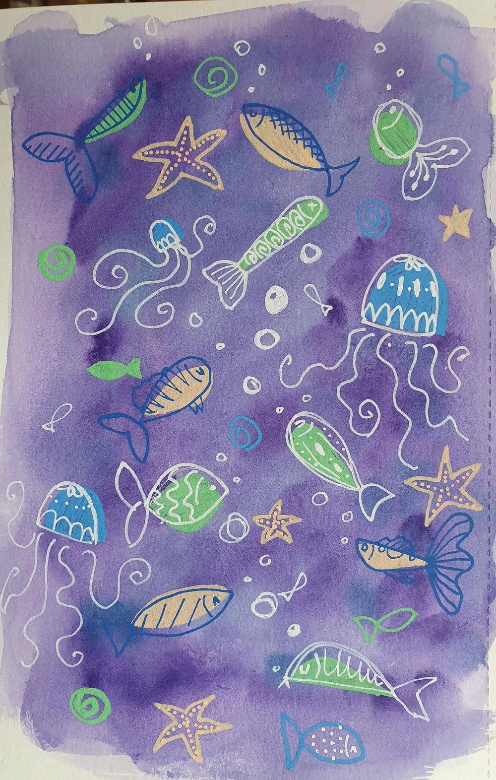 Eggplants and fishes - image 2 - student project