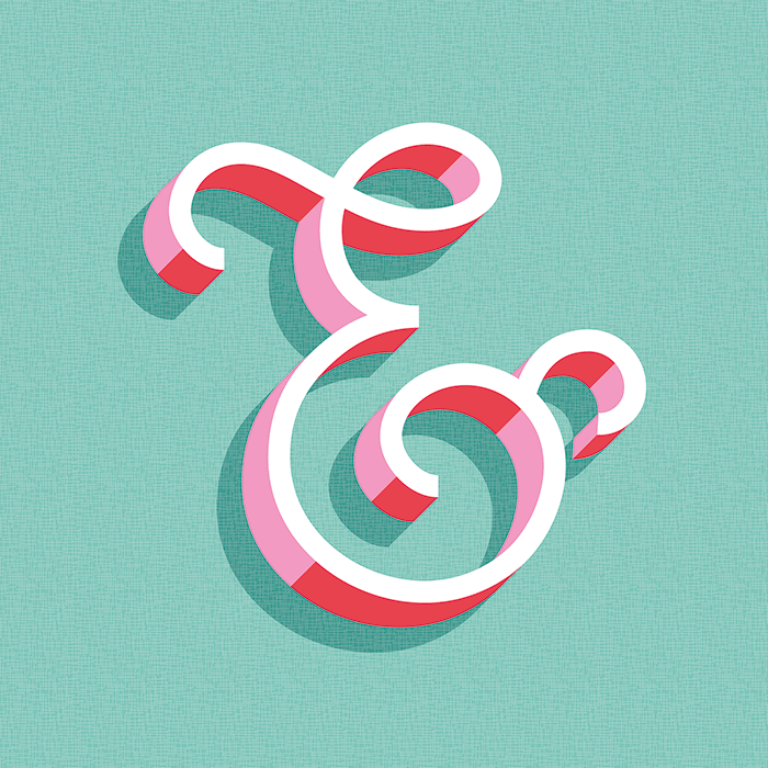 Ampersand for the cover of CAP&Design - image 2 - student project