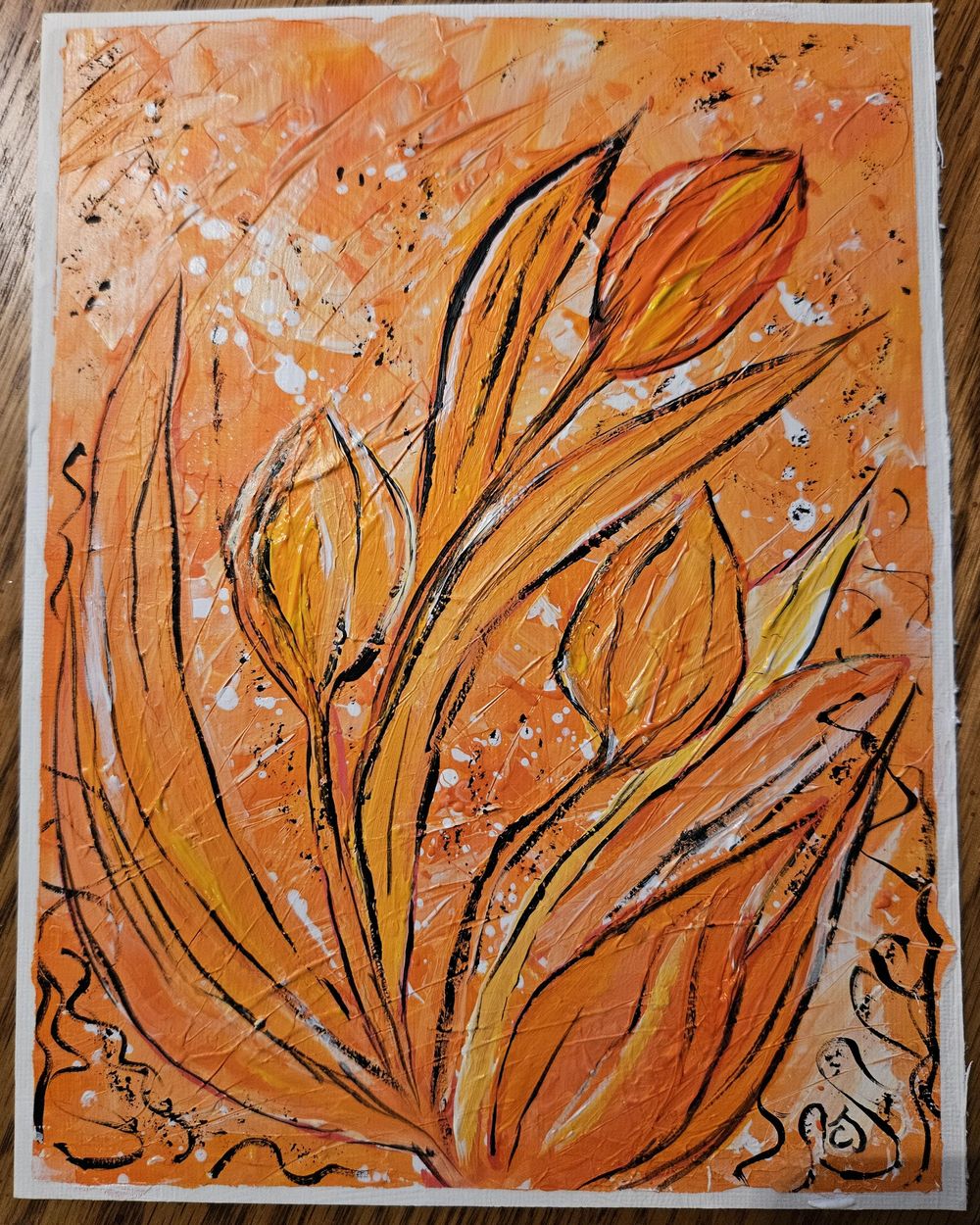 Abstract tulips - image 1 - student project