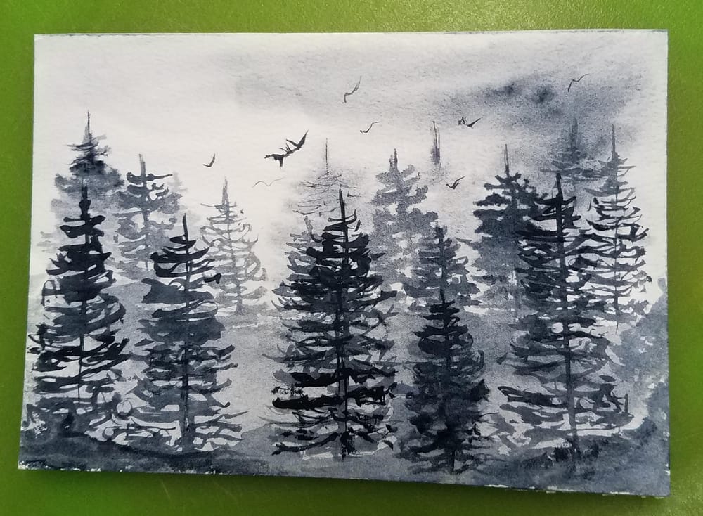 Misty meadow - image 1 - student project