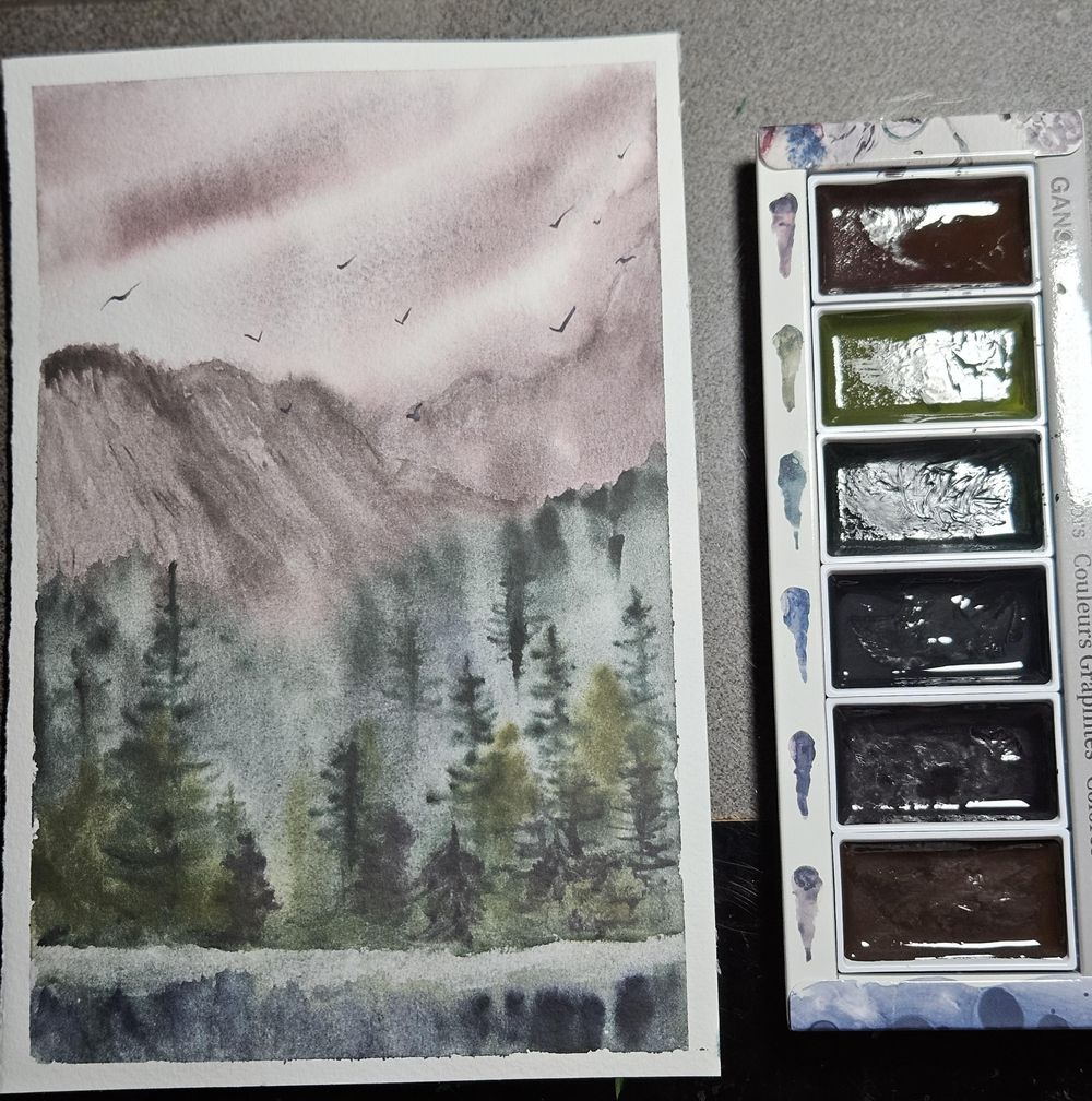 Atmospheric landscape - image 1 - student project