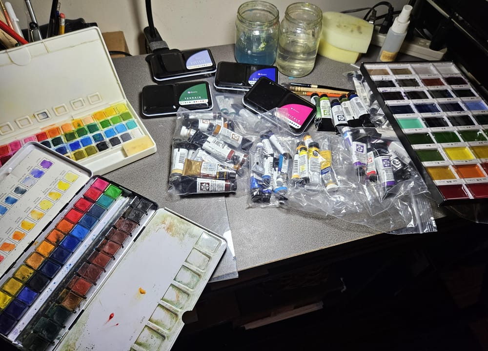 Over indulgence in paint supplies - image 1 - student project