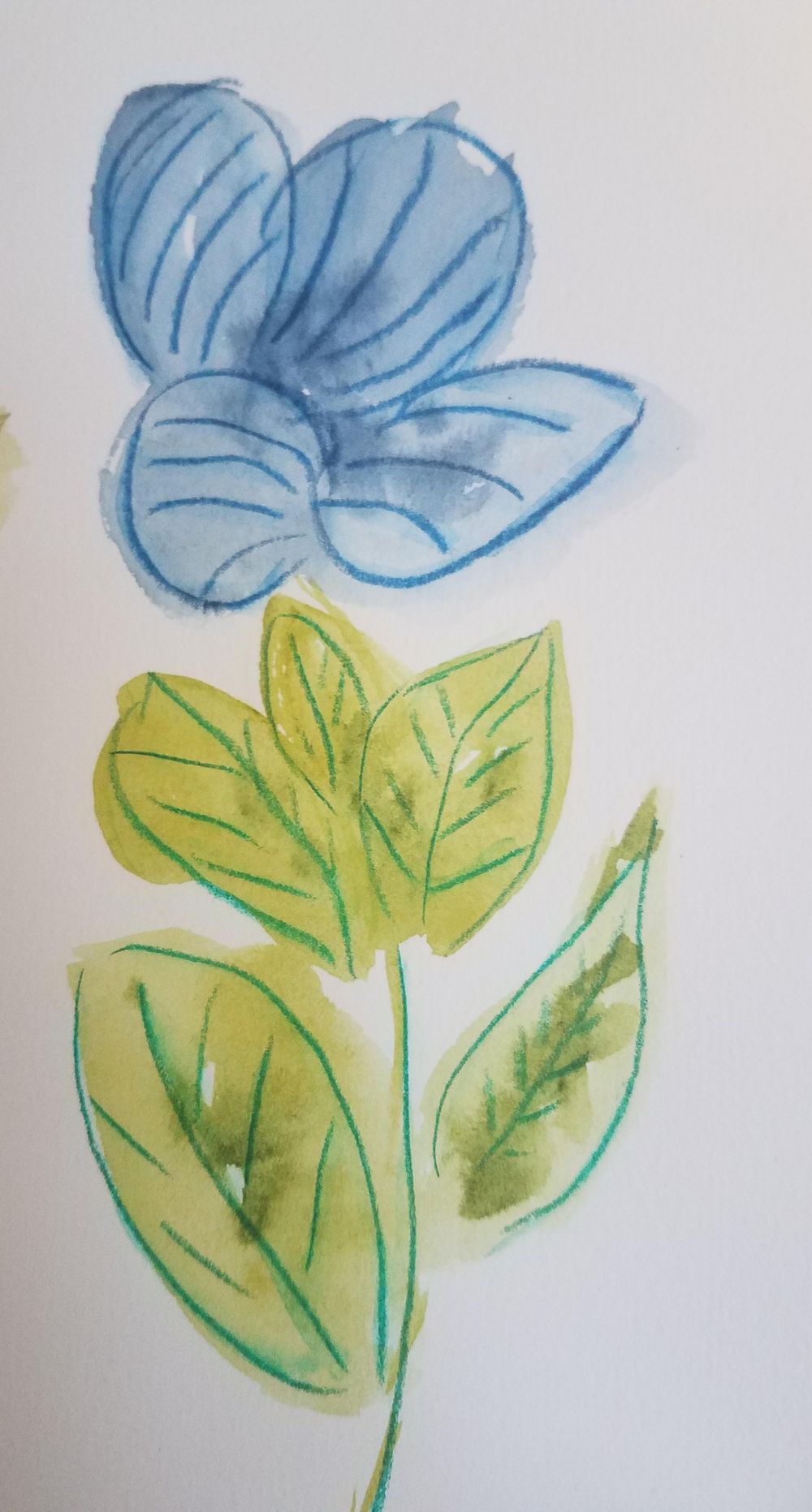 Hatching abstract flowers - image 3 - student project