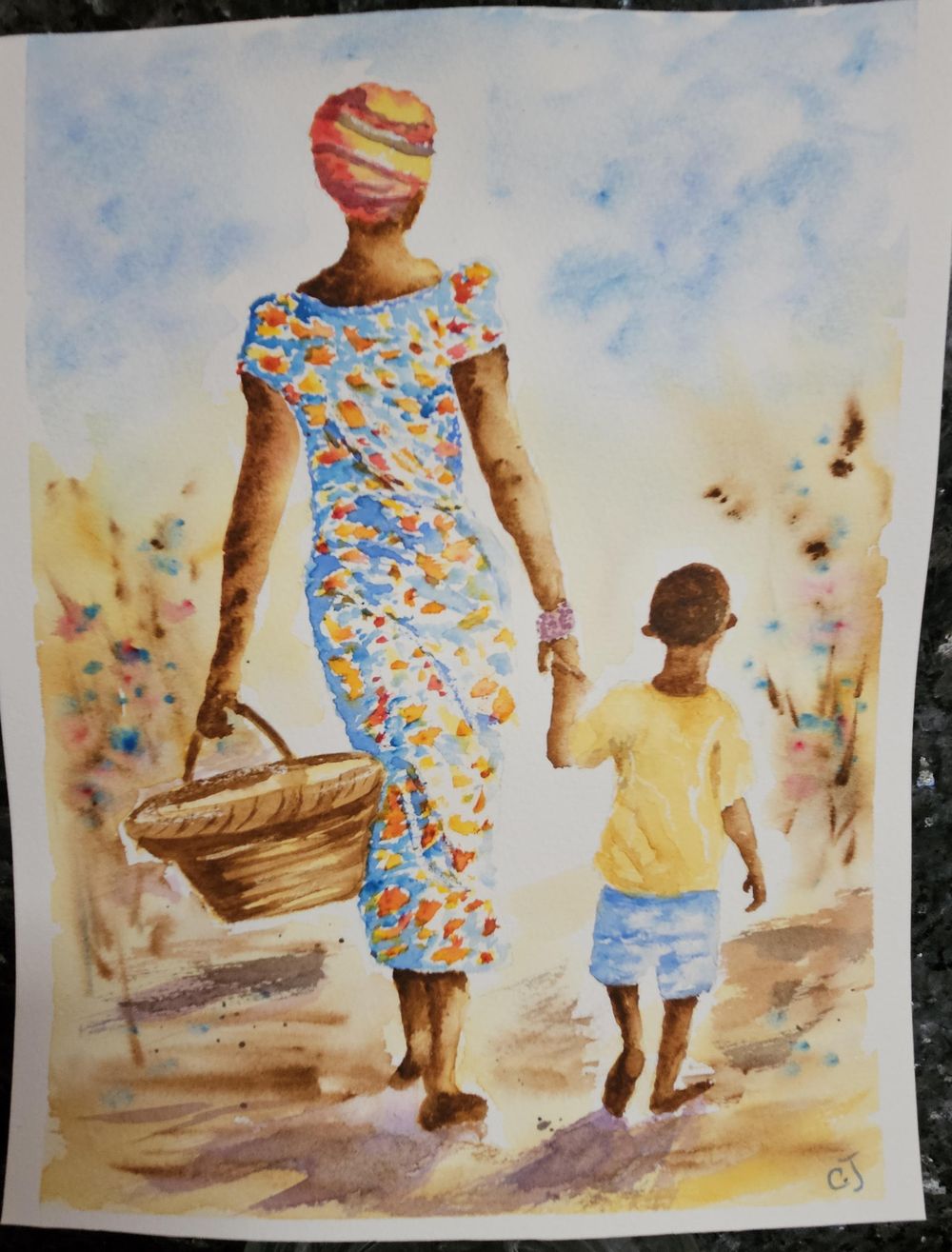 African sun and people - image 1 - student project