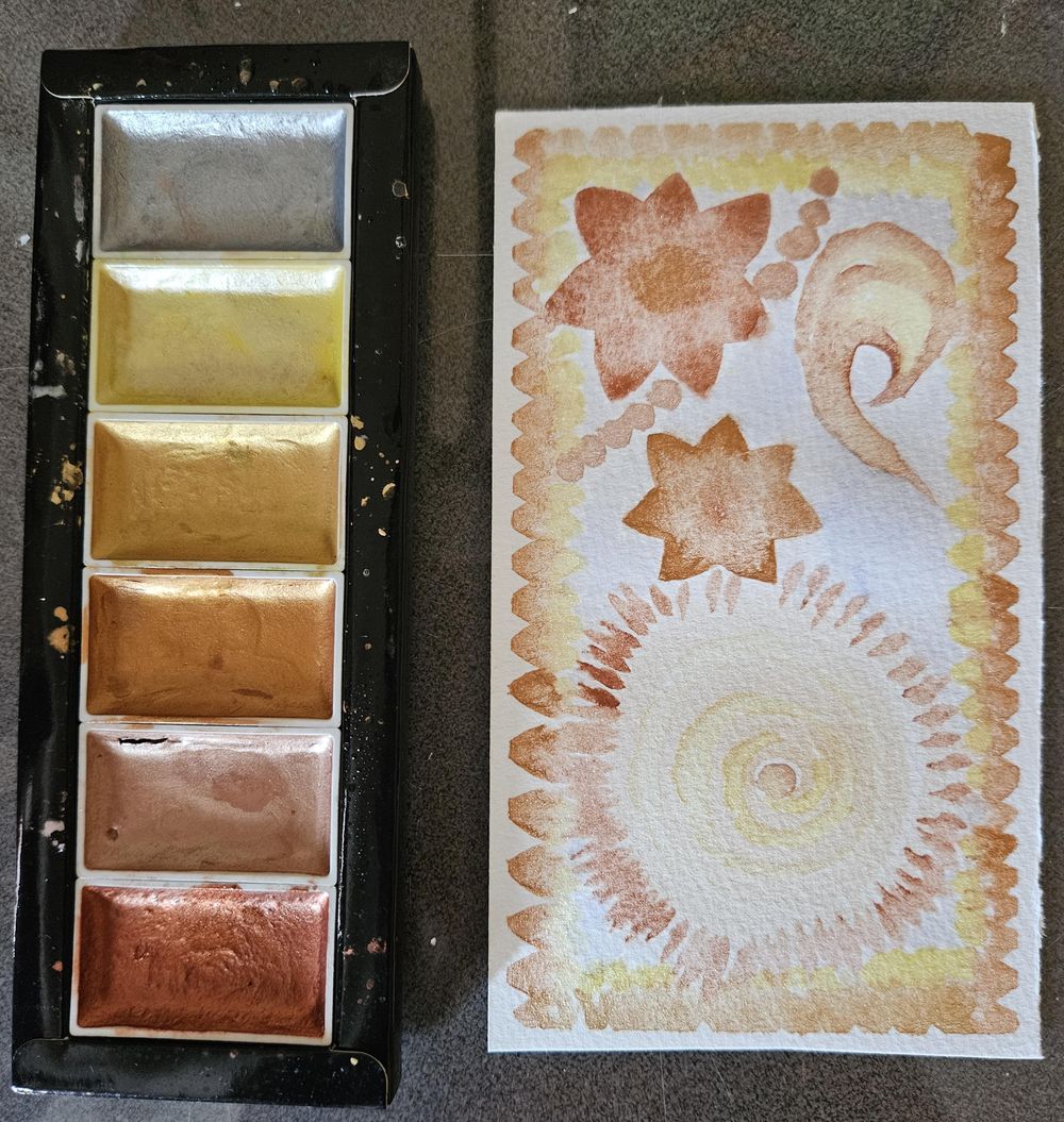 Marks with gold metallic - image 1 - student project