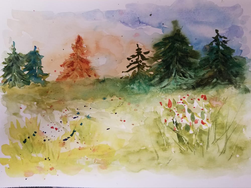 Simple-landscape - image 1 - student project