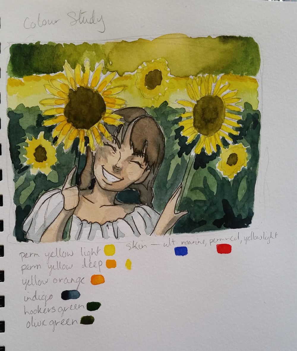 Watercolour Colour Study - image 2 - student project
