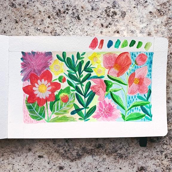Botanical Garden - Gouache - image 2 - student project