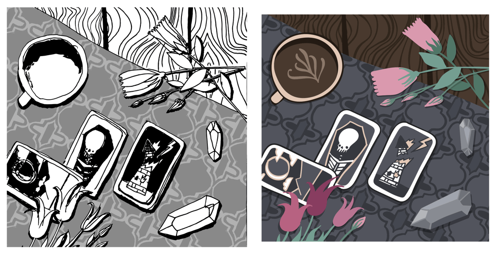 Monday Morning Tarot Card Reading - image 1 - student project