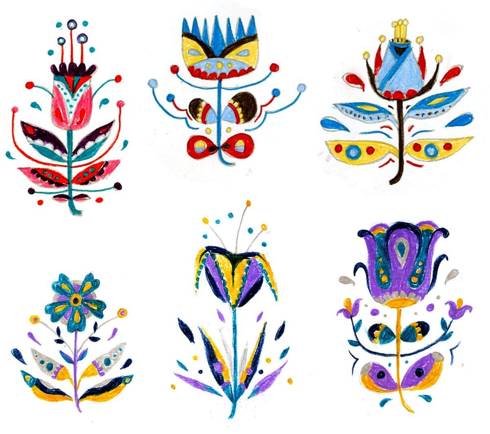 Flowers and Birds Oh My! - image 2 - student project
