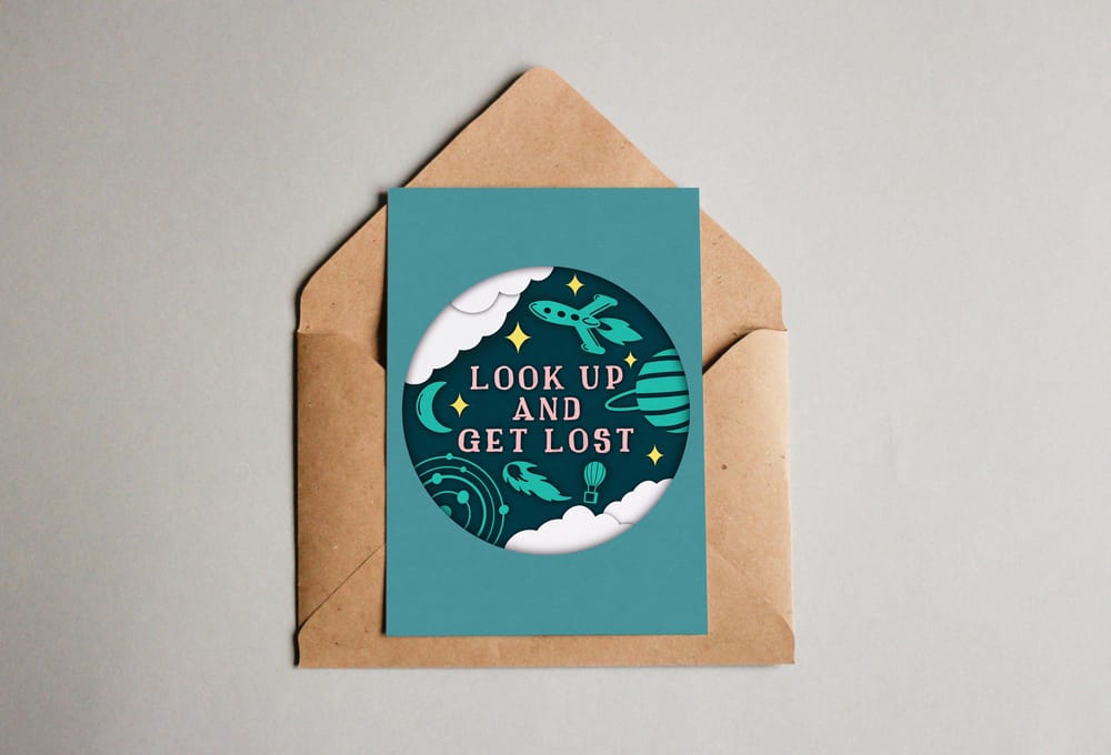 Paper cutting cards - image 2 - student project