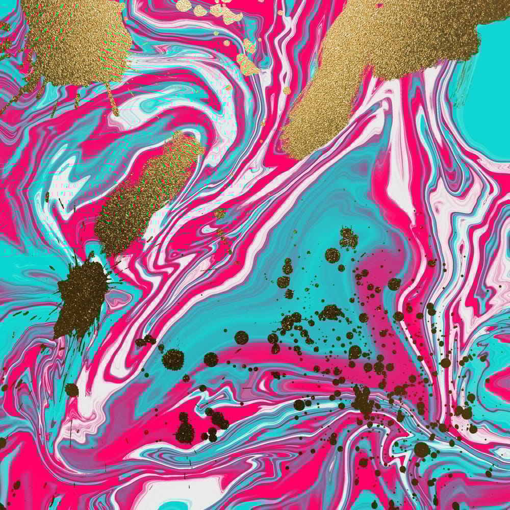 Metallic and Acrylic Meditation - image 1 - student project
