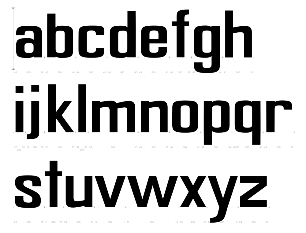 Condensend typeface  - image 4 - student project