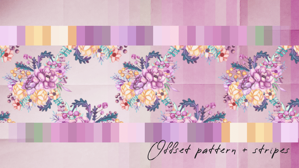 Flower patterns and stripes - image 3 - student project
