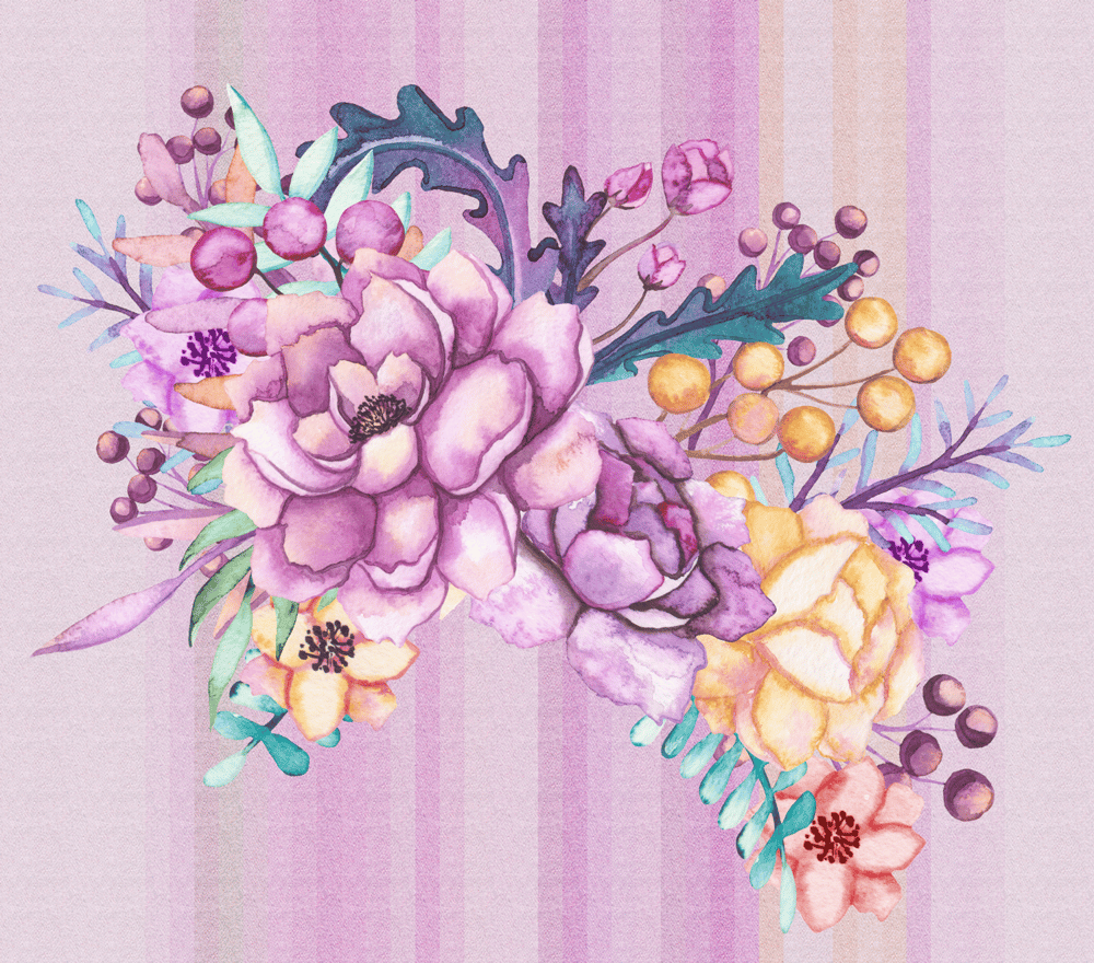 Flower patterns and stripes - image 4 - student project