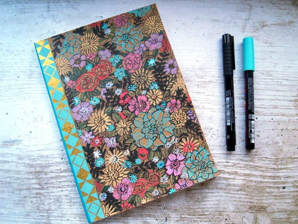 Hand drawn floral elements - decorated items - image 10 - student project