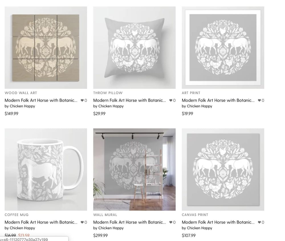 My Society6 Shop - image 3 - student project