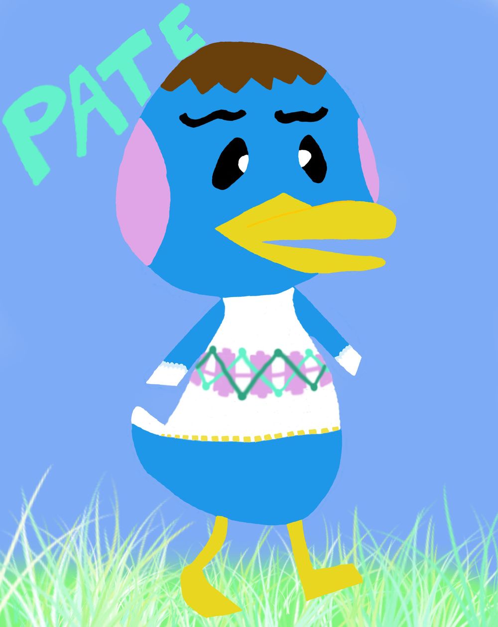 Animal Crossing Villager: Pate the Peppy Duck - image 3 - student project