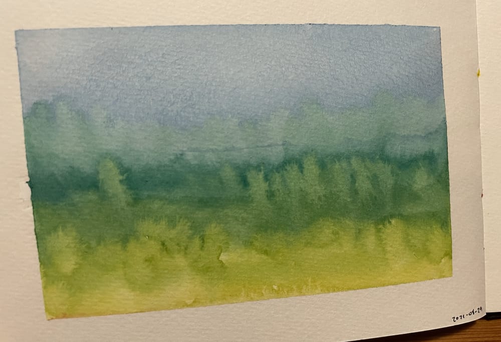 Watercolour Exercises - image 6 - student project