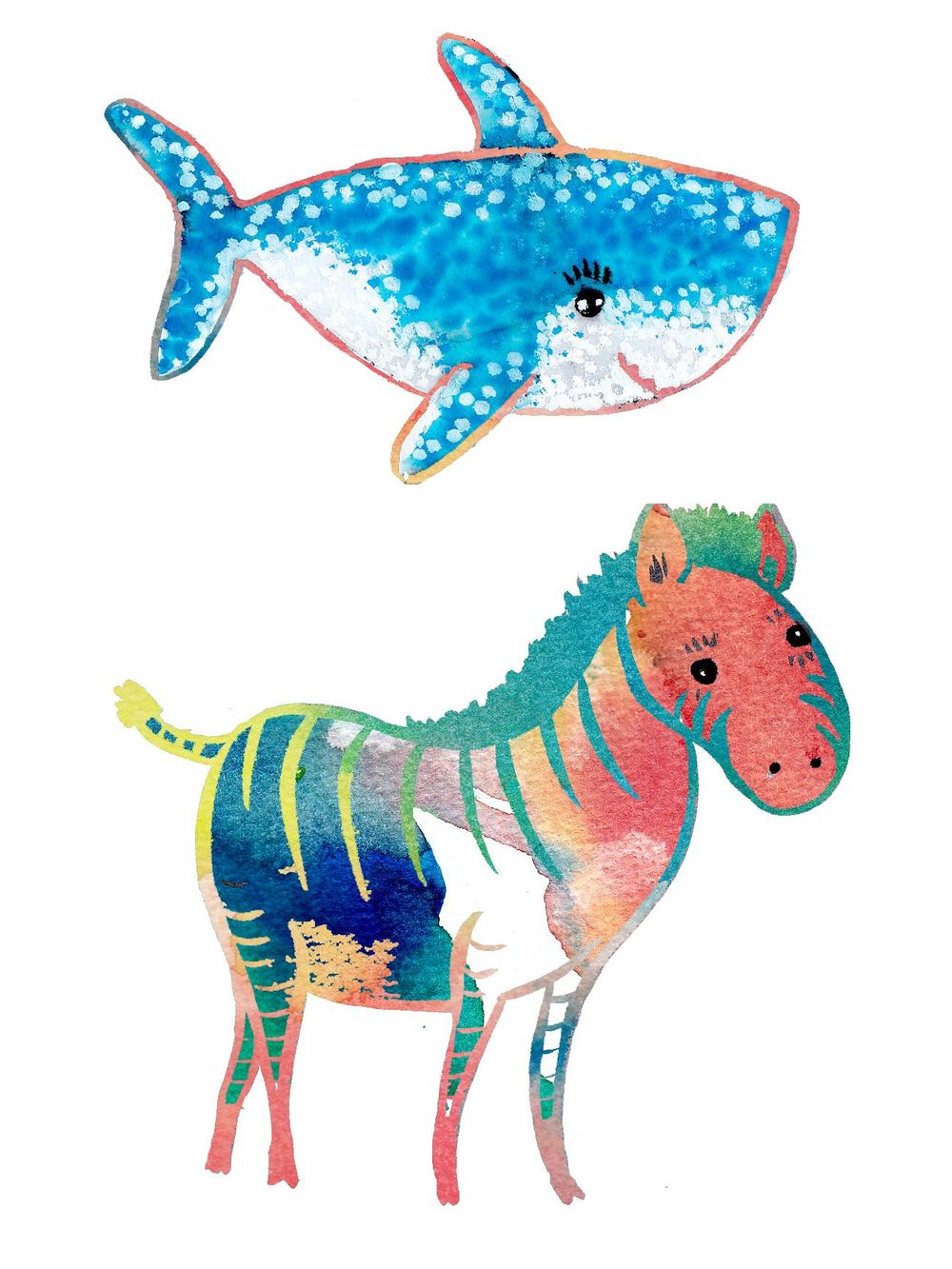 A SHARK AND A ZEBRA - image 1 - student project