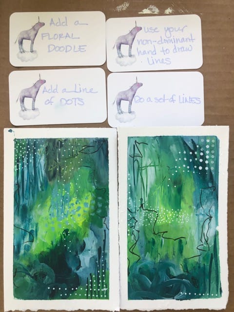 Abstract painting art prompts - image 1 - student project