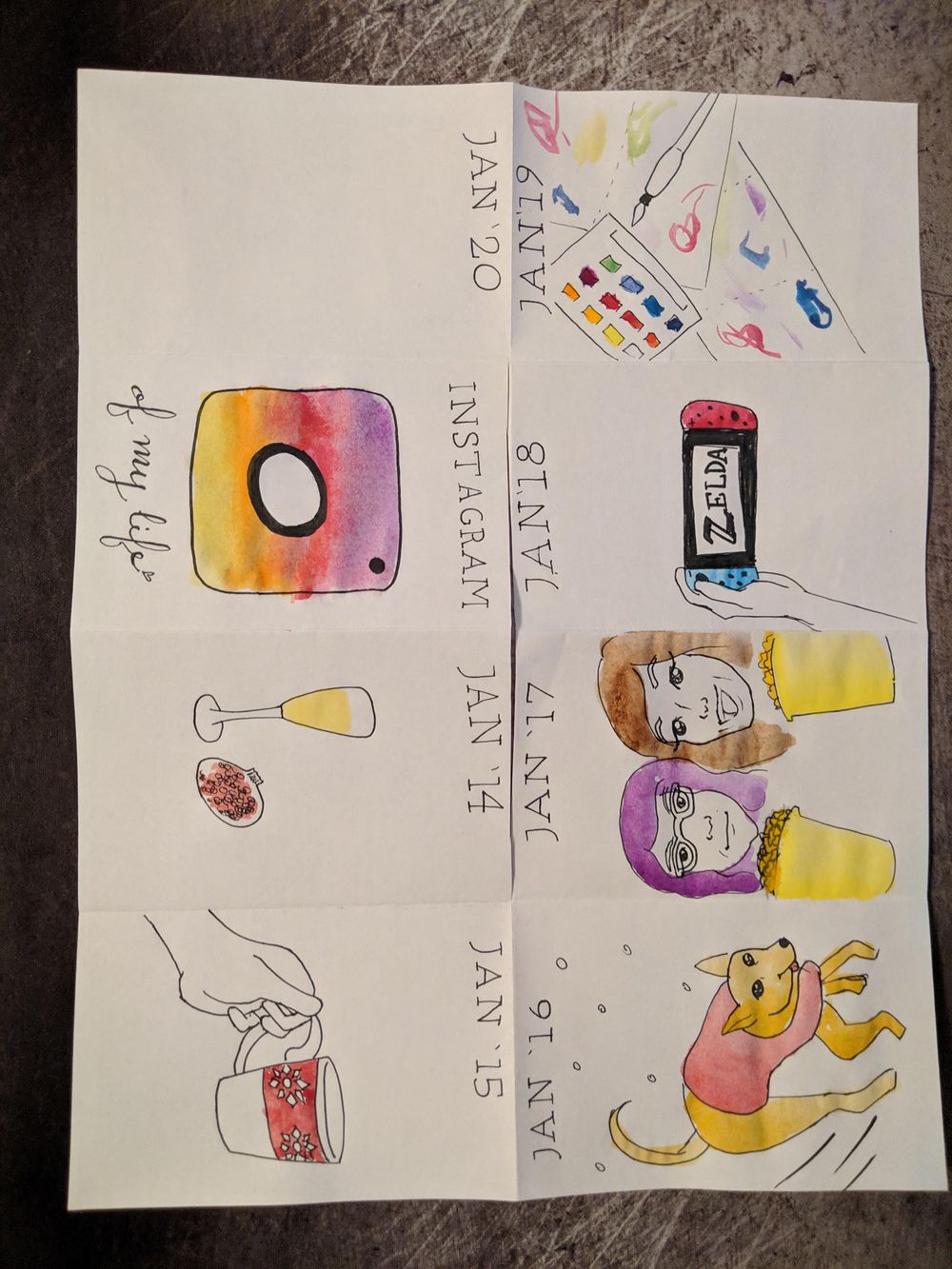 My Zine - Instagram of my Life - image 1 - student project